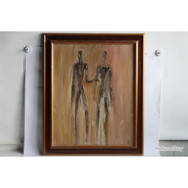 Tableau peinture � l'huile FALBRIARD