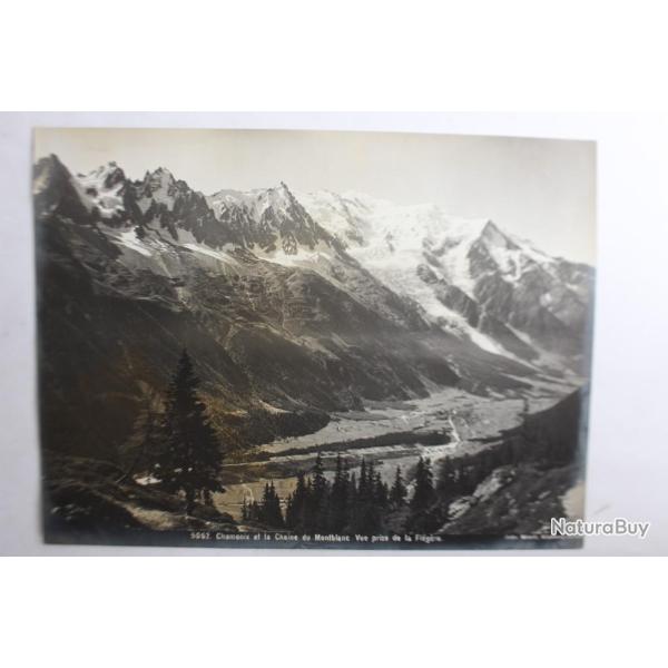 Photo montagne Chamonix Chaine du Montblanc Alpes