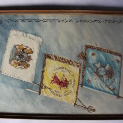 Aquarelle Scanian Hussar Regiment Cavalerie Suède 1938