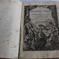 Livre La Gerusalemme liberata di torquato Tasso 1625 XVIIe siècle