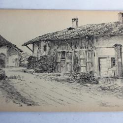 Dessin original Confignon par A.DECKER 1903