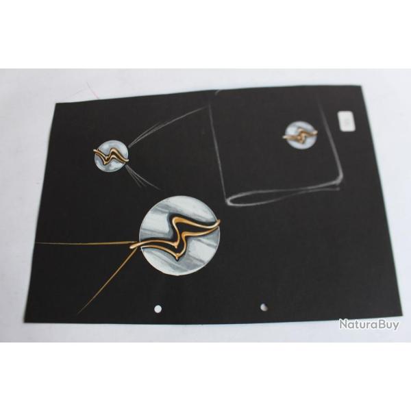 Ancien dessin original bijoux