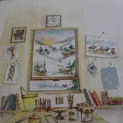 PIAGET lithographie limitée a 300 ex par Florine Asch montres bijoux