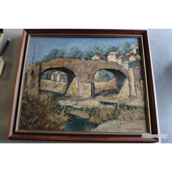 Tableau Jean TAVERNIER pont Carouge