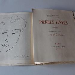 Henri MATISSE lithographie originale signée Pierres Levées 1948