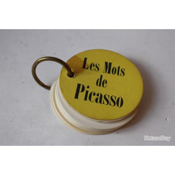 Livre-Objet O N7 Les Mots de Picasso