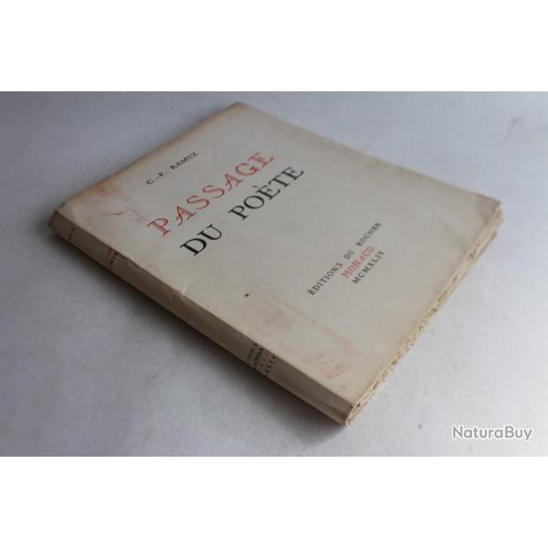 Livre Passage du poete C.-F Ramuz 1944