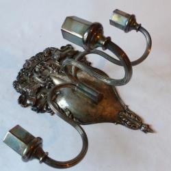 Bougeoir en applique Sheffield Antiquités Argneterie