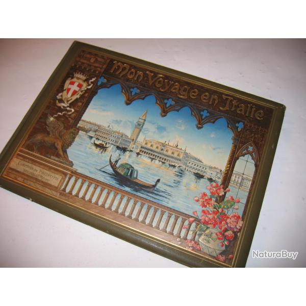 Livre Mon voyage en Italie A. Spuhler photographies phototypie