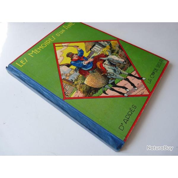Livre illustr pour enfants les mmoires d'un ne De Segur 1936