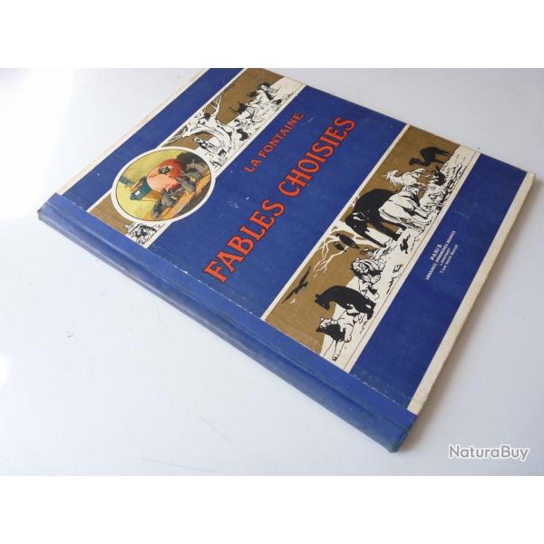 Livre illustr pour enfants Fables Choisies de La Fontaine 1925