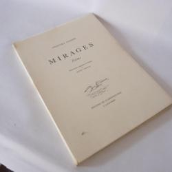 Livre Mirages Poème Ventura Gassol 1950 Signé