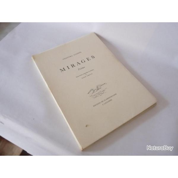 Livre Mirages Pome Ventura Gassol 1950 Sign