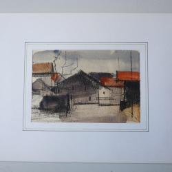 Aquarelle René GUINAND signée