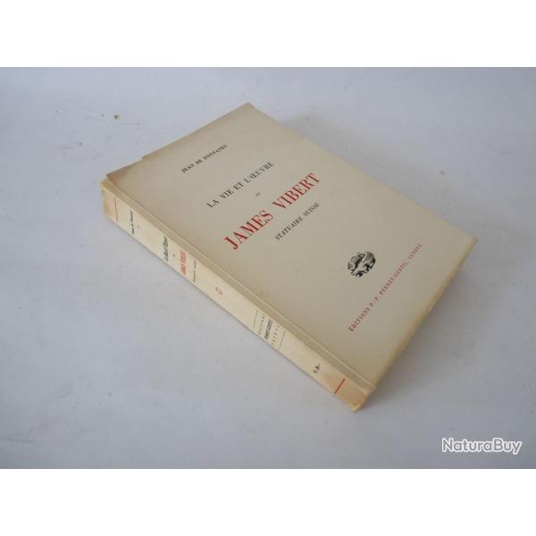 Livre La Vie et L'oeuvre de James Vibert Statutaire suisse 1942
