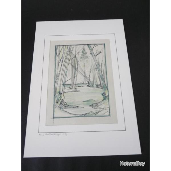 Dessin original Ren� Wallschl�ger 1936