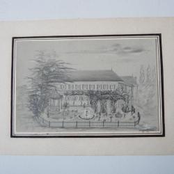 Dessin original au crayon Saint Georges Morin