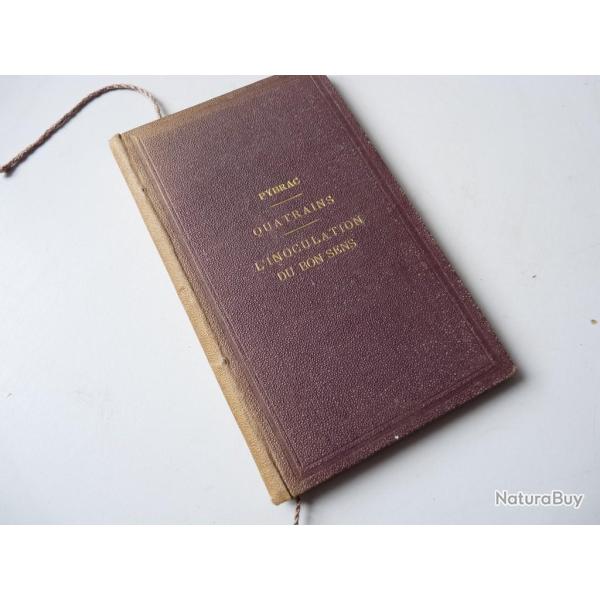 Livre  Les Quatrains  du Sr. De Pybrac 1761