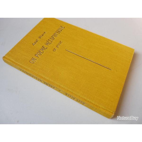 Livre  Un Pome Mtaphysique en prose  sign Axel Stern 1941