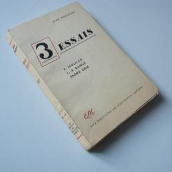 Livre  3 essais . F. Hodler - C.-F. Ramuz - André Gide. Jean Hercourt