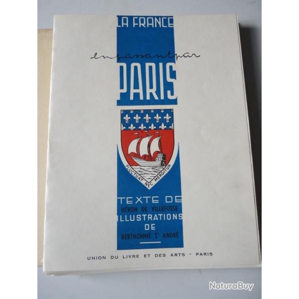 Livre  La France en passant par Paris  H�ron de Villefosse