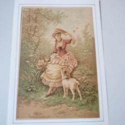 Chromolithographie tableau Berger J M