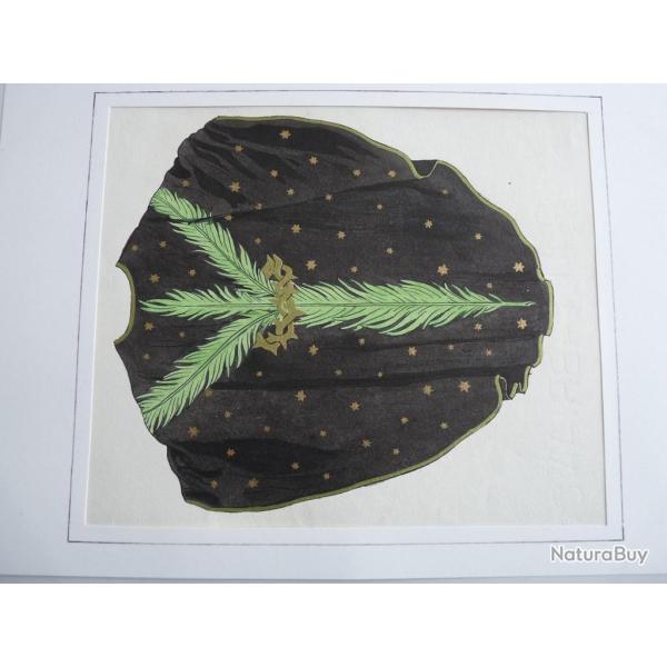 Dessin aquarelle originale modle de Chasuble religion