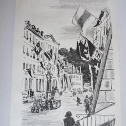 Lithographie originale Victor Surbek estampes