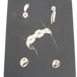 Ancien dessin original bijoux