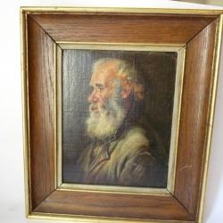 Tableau Peinture à l'huile Portrait Vieil homme