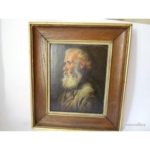 Tableau Peinture � l'huile Portrait Vieil homme
