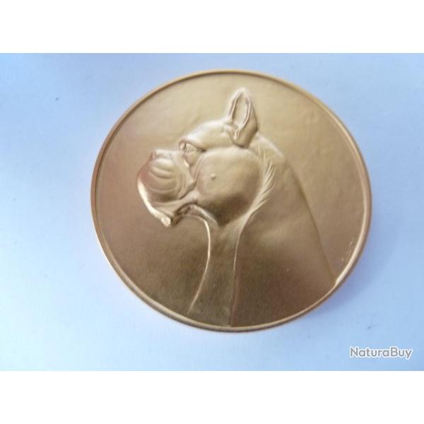 M�daille bronze Chien Boxer Club