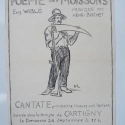 Affiche Lithographie N.Lachenal estampes