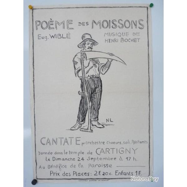 Affiche Lithographie N.Lachenal estampes