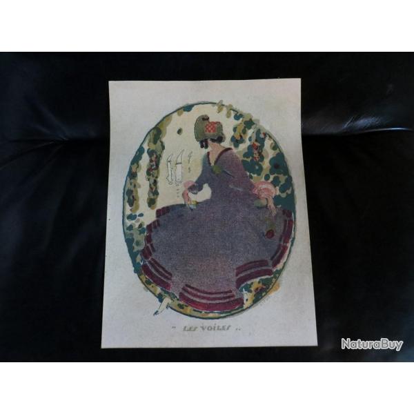 Lithographie  Les Voiles  Percival Pernet