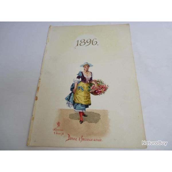 Peinture aquarelle  Marchande de fleurs  Alexandrie 1896