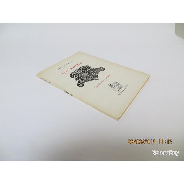 Livre  Un Adieu  Fred Schneider