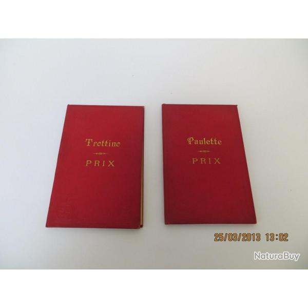 Livres  Paulette J.Girardin et  Aventures De Trottino  J. Colomb