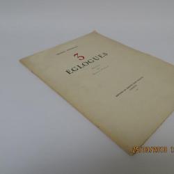 Livre 3 Églogues Charles D'Eternod lithographies Gustav François