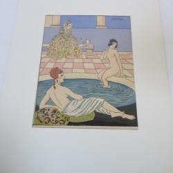 Dessin Aquarelle Femmes Maggy Monier Art Nouveau