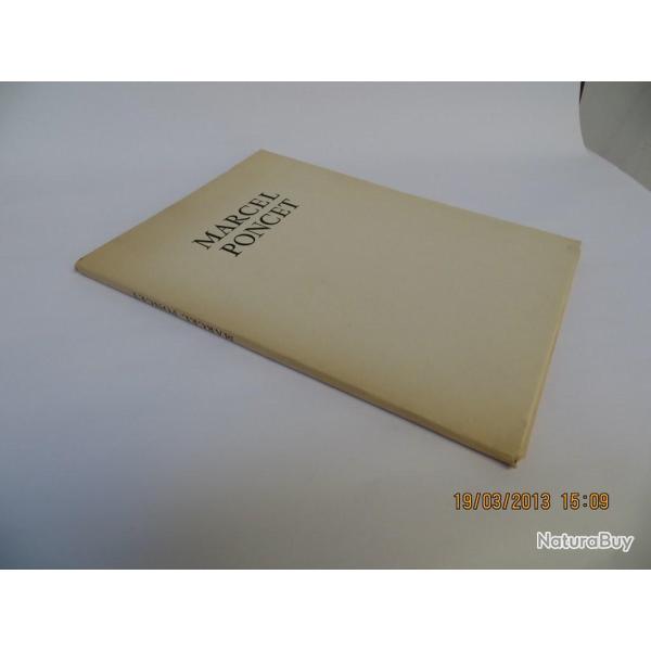 Livre  Marcel Poncet  Andre Kuenzi eau-forte originale