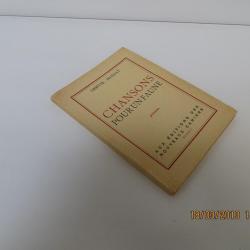 Livre Chansons Pour Un Faune Denyse Moinat 1941