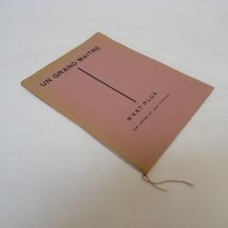 Livre  Un Grand Maitre N'est Plus  Jérome et Jean Tharaud