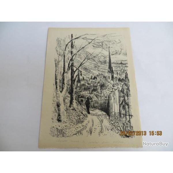 Lithographie originale Leonhard MEISSER