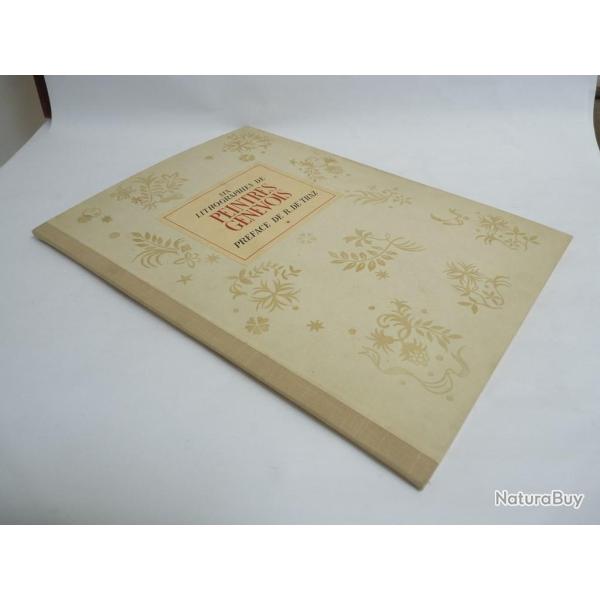 Six Lithographies de Peintres Genevois  Robert de Traz 1942 Barraud