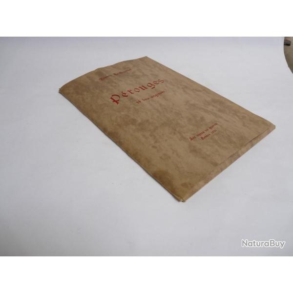 Livre P�rouges 14 bois grav�s originaux Yvonne Heilbronner 1935