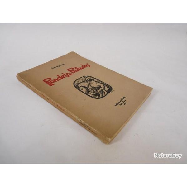 Livre Rondels & Ballades Francois Laya 1915 Mennet Prina Vautier