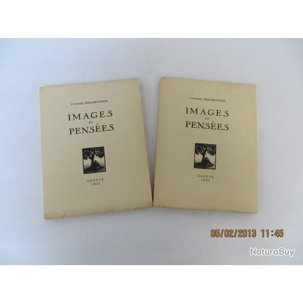 Livre essai HEILBRONNER Yvonne Images et Pens�es Dessins originaux