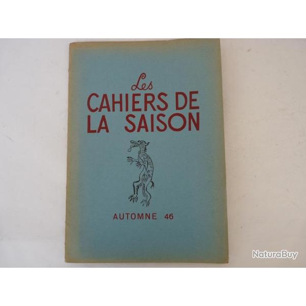 Livre Les Cahiers de la Saison Automne N�4 1946
