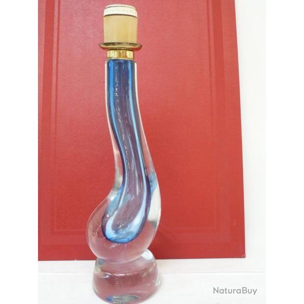 Pied de lampe cristal VAL ST LAMBERT Design